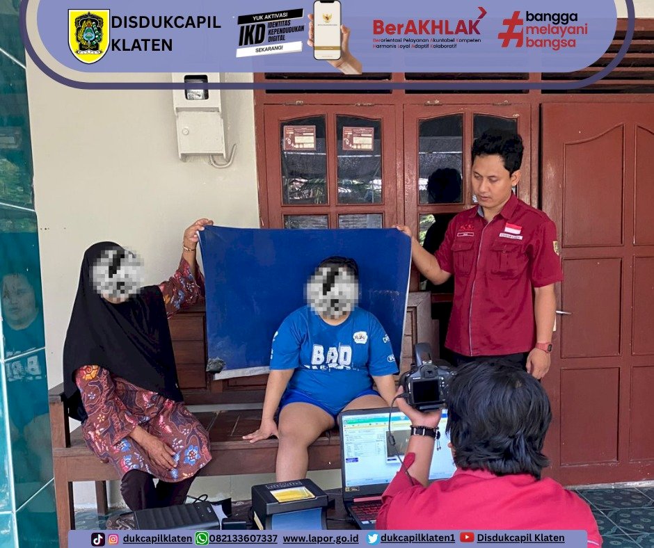 Pelayanan Jemput Bola Disdukcapil Klaten 