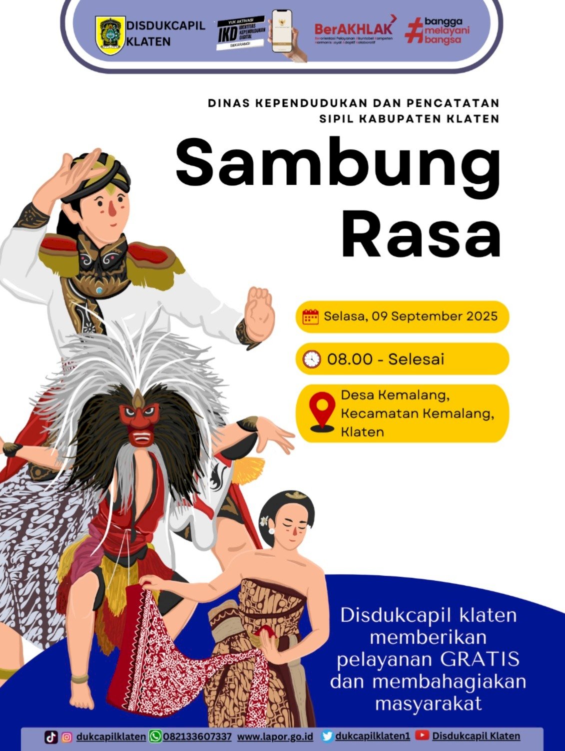 Sambung Rasa Bupati & Wakil Bupati Klaten