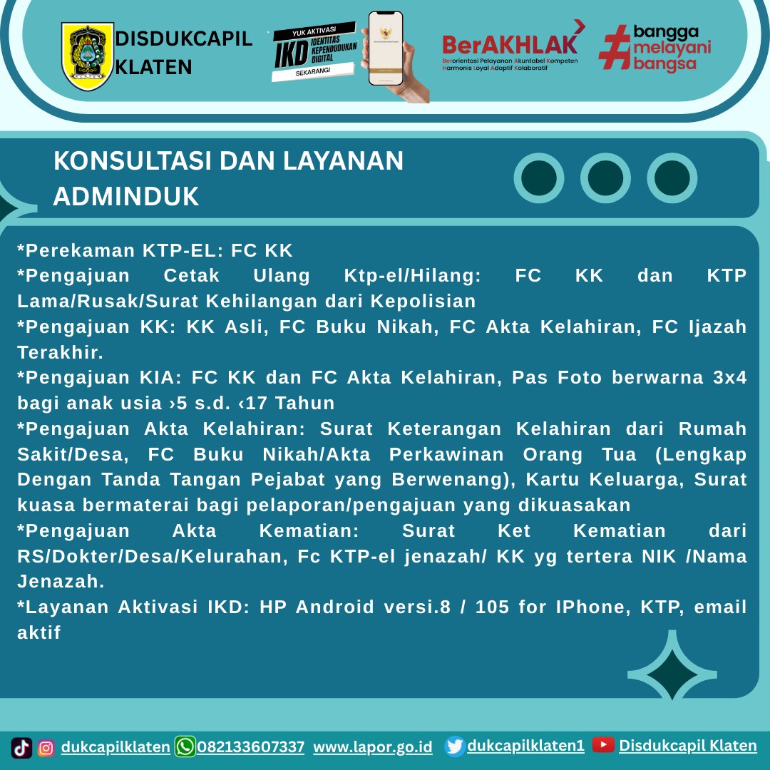 Dukcapil in CarFreeDay 