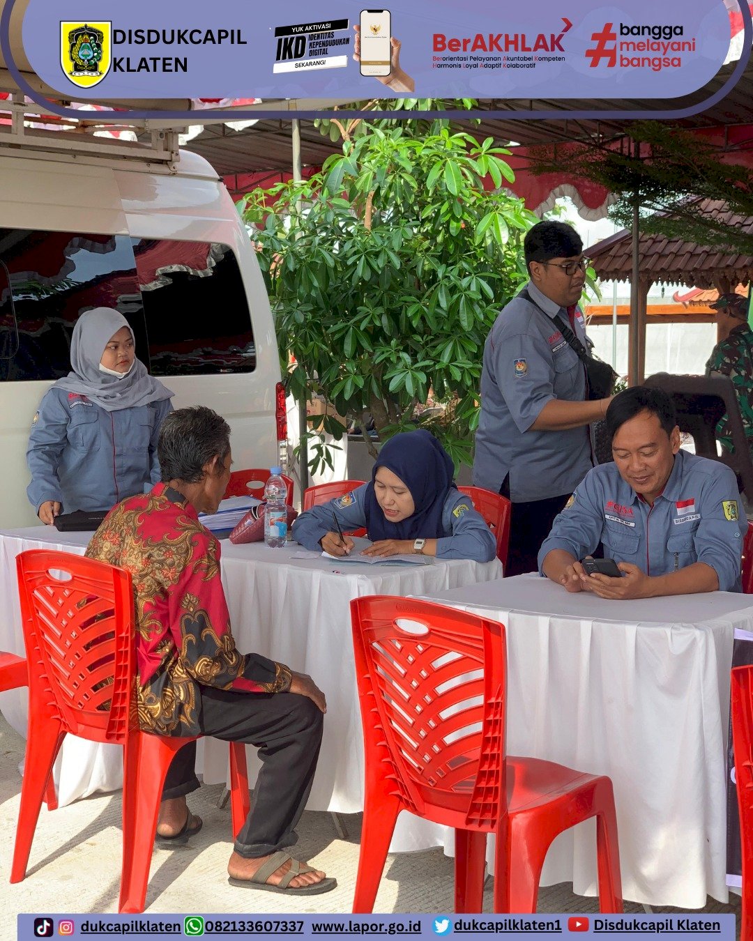 Sambang Warga Desa Kalikebo, Kec. Trucuk, Klaten. Selasa, 16 September 2025