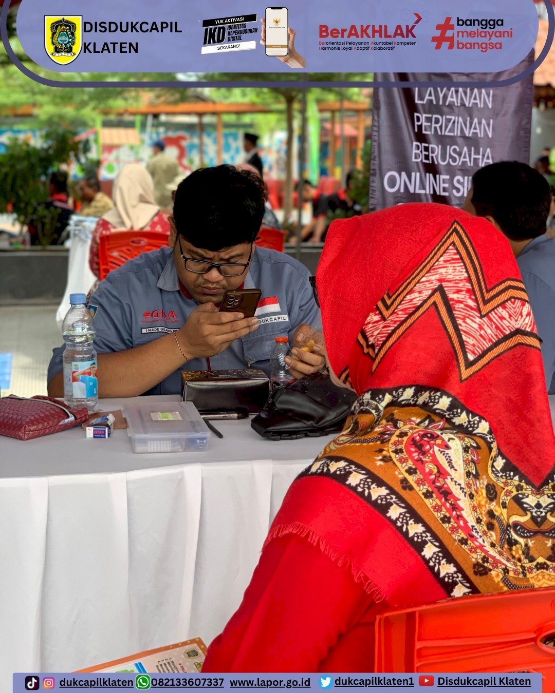 Sambang Warga Desa Kalikebo, Kec. Trucuk, Klaten. Selasa, 16 September 2025