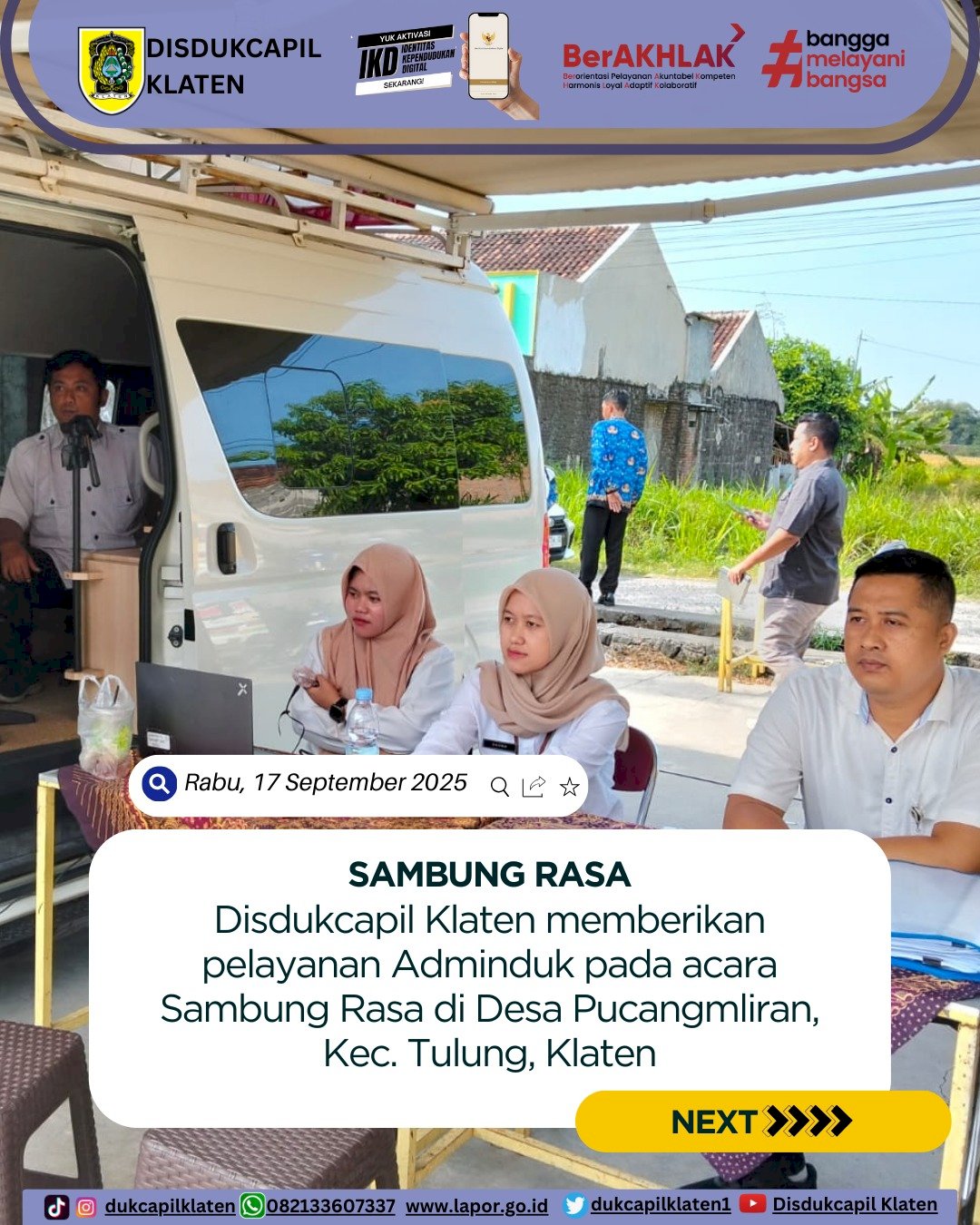 ambang Warga Desa Pucangmliran, Kec. Tulung, Klaten. Rabu, 17 September 2025