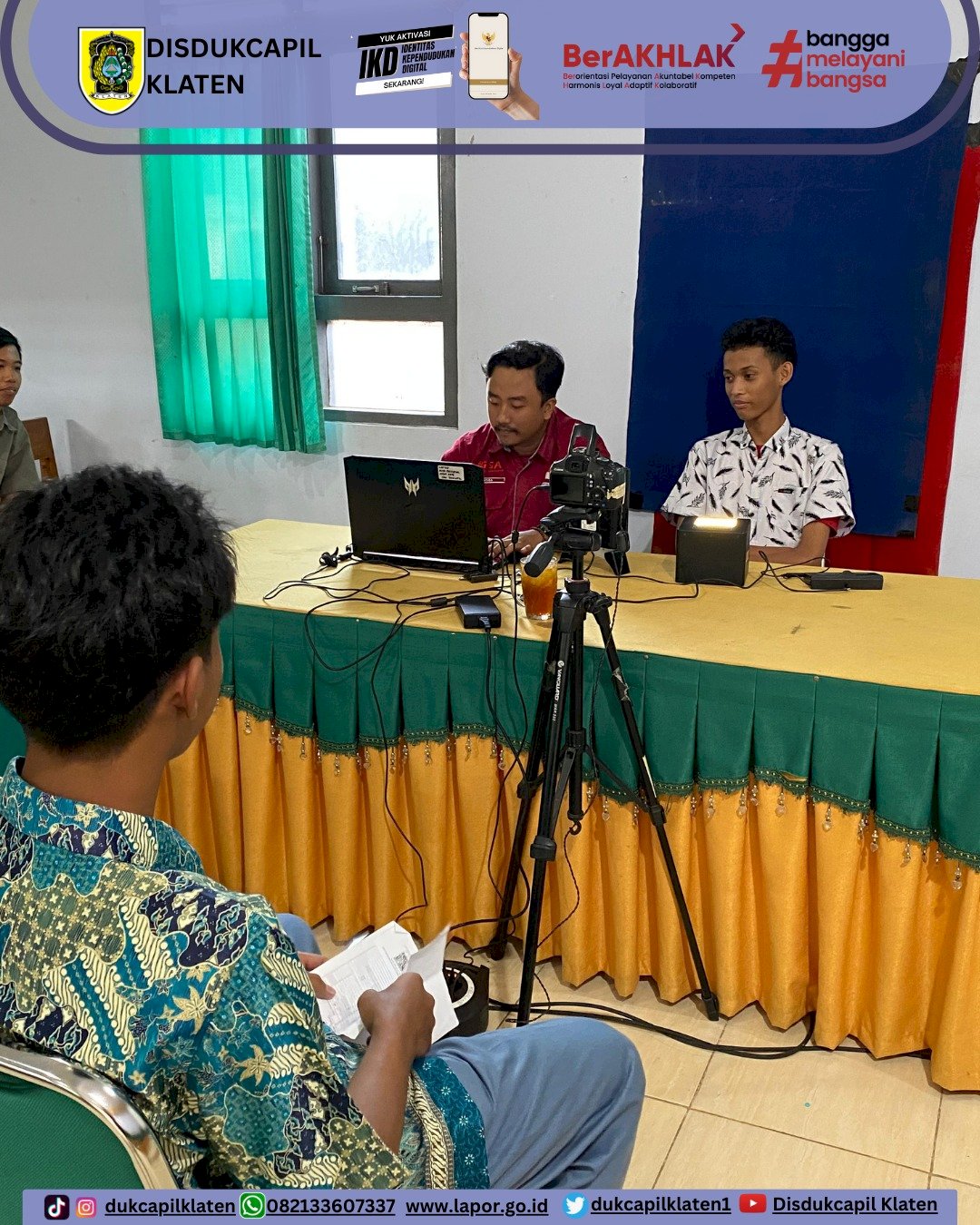 Disdukcapil Klaten hadir lebih dekat
