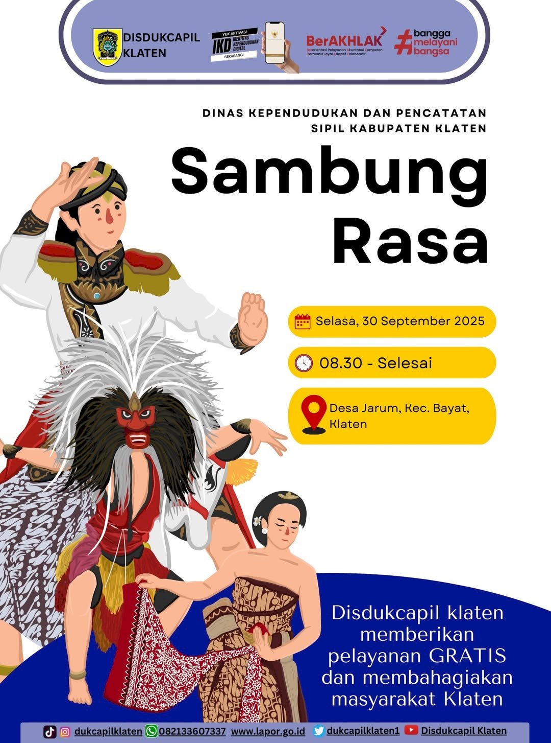 Sambung Rasa Bupati & Wakil Bupati Klaten