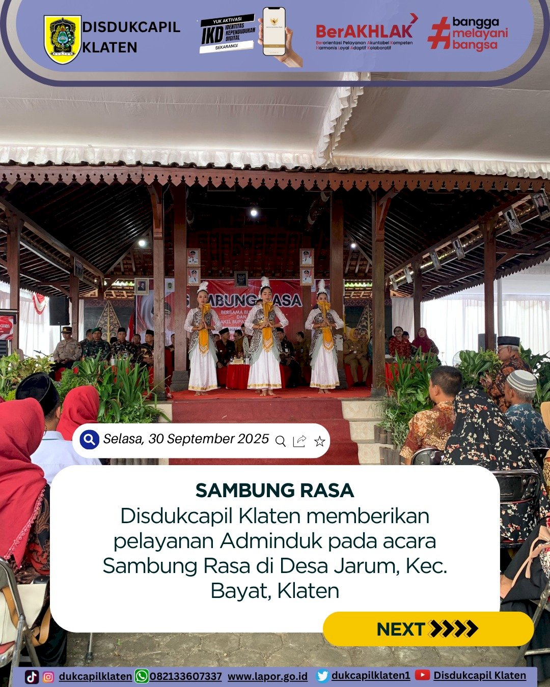 Sambung Rasa Desa Cucukan, Kec. Prambanan, Klaten