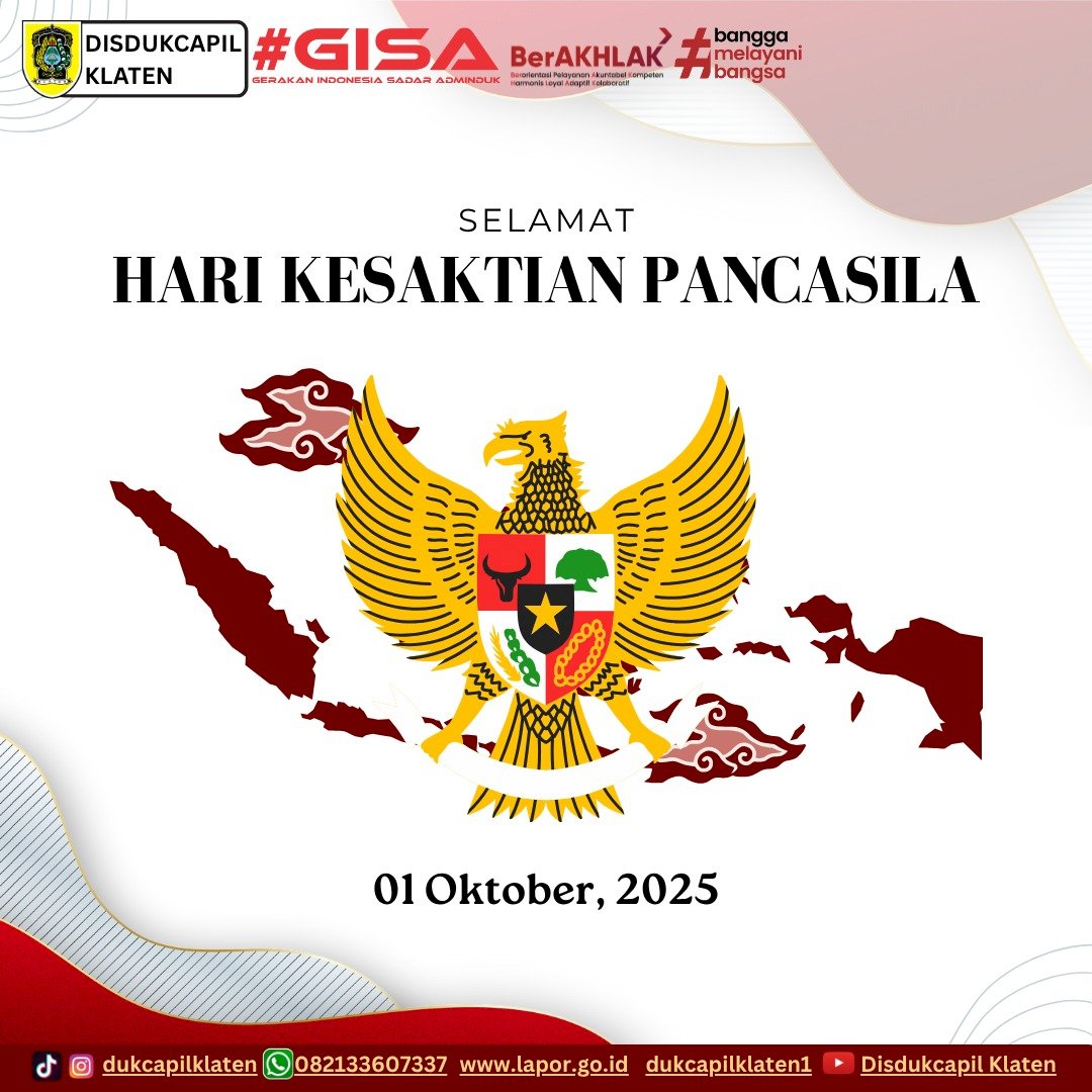 Hari Kesaktian Pancasila, 1 Oktober 2025