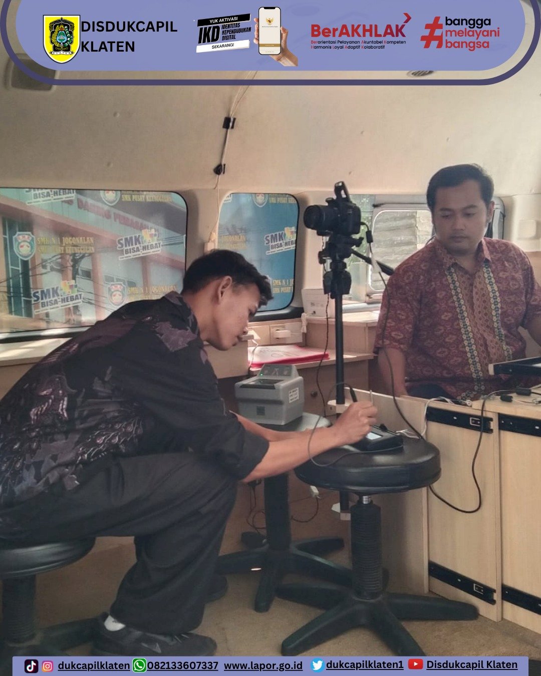 Disdukcapil Klaten hadir lebih dekat!