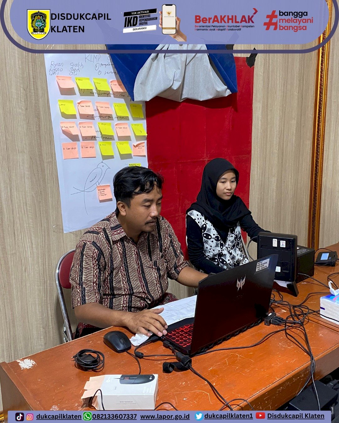 Disdukcapil Klaten hadir lebih dekat!