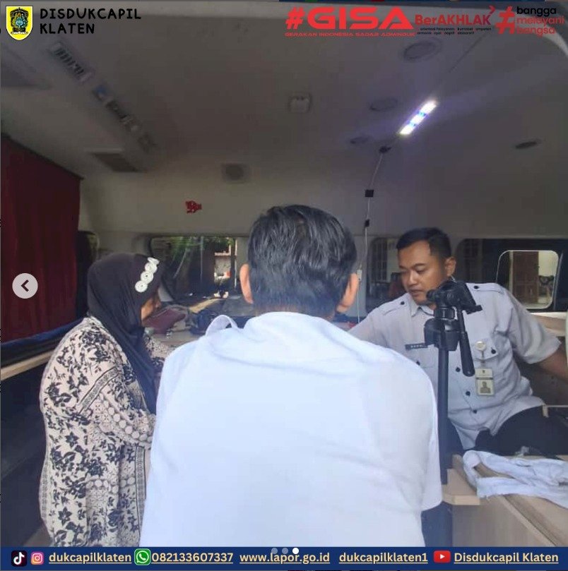 Disdukcapil Klaten Hadir Lebih Dekat Melalui Pelayanan Jemput Bola Untuk Lansia