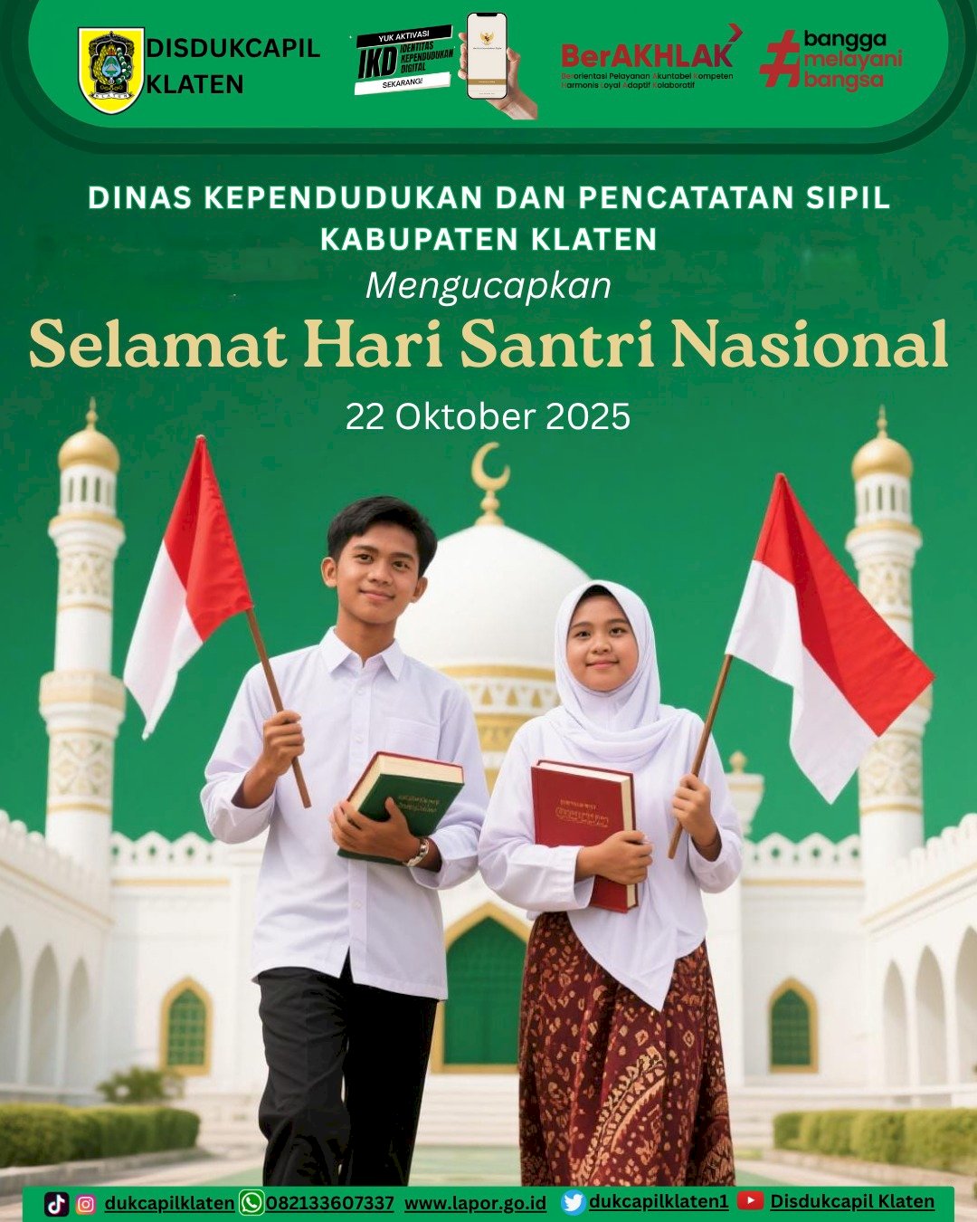 Selamat Hari Santri Nasional 22 Oktober 2025