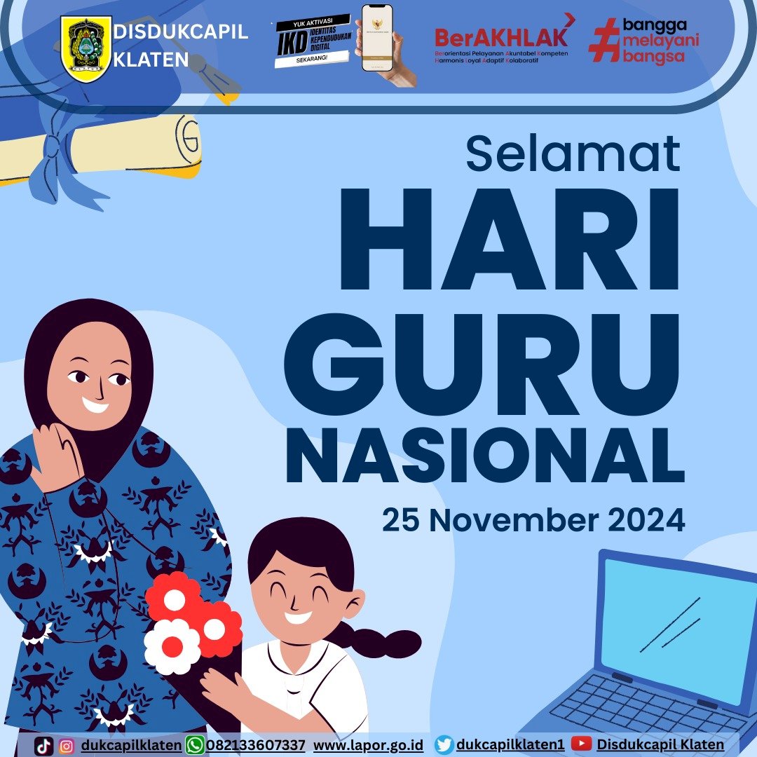 Selamat Hari Guru Nasional