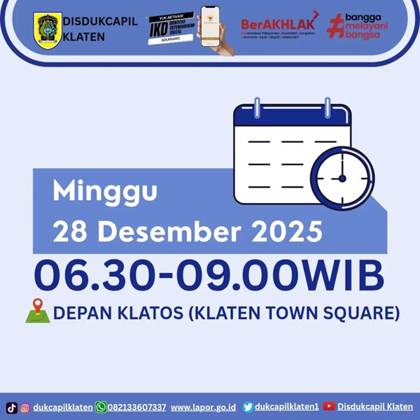 Dukcapil in CarFreeDay