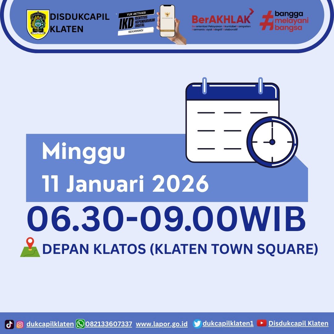 Dukcapil in CarFreeDay 