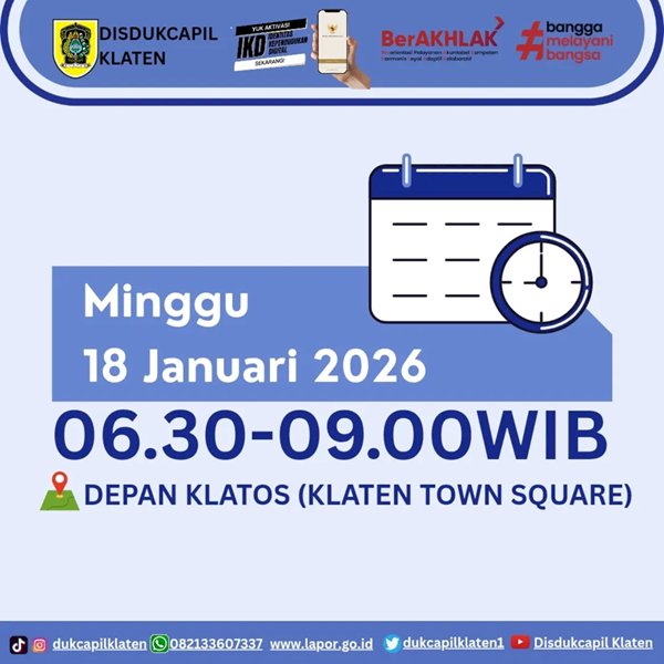 Dukcapil in CarFreeDay