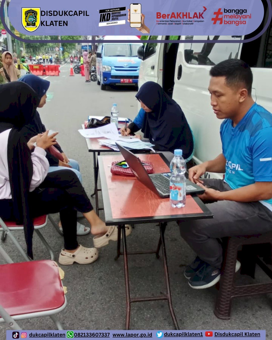 LAPORAN PELAYANAN ADMINDUK DI CFD