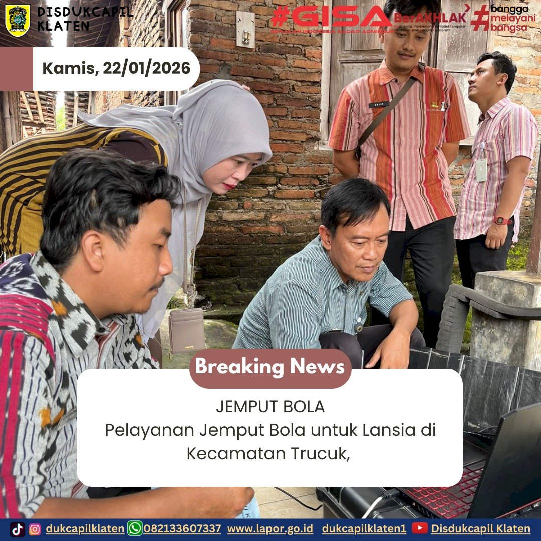 Pelayanan JEMPUT BOLA LANSIA