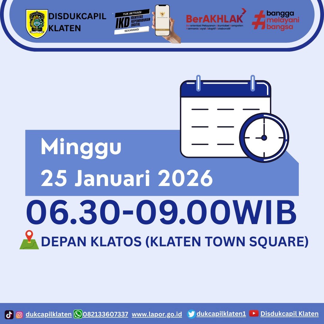 Dukcapil in CarFreeDay