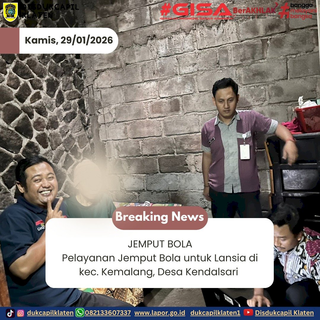 Pelayanan JEMPUT BOLA LANSIA