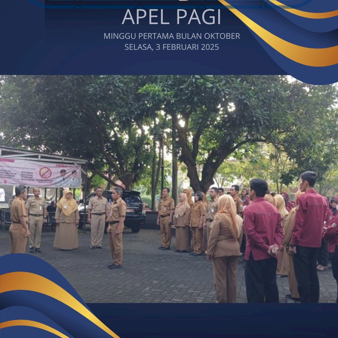 Disdukcapil Klaten Melaksanakan Apel Pagi