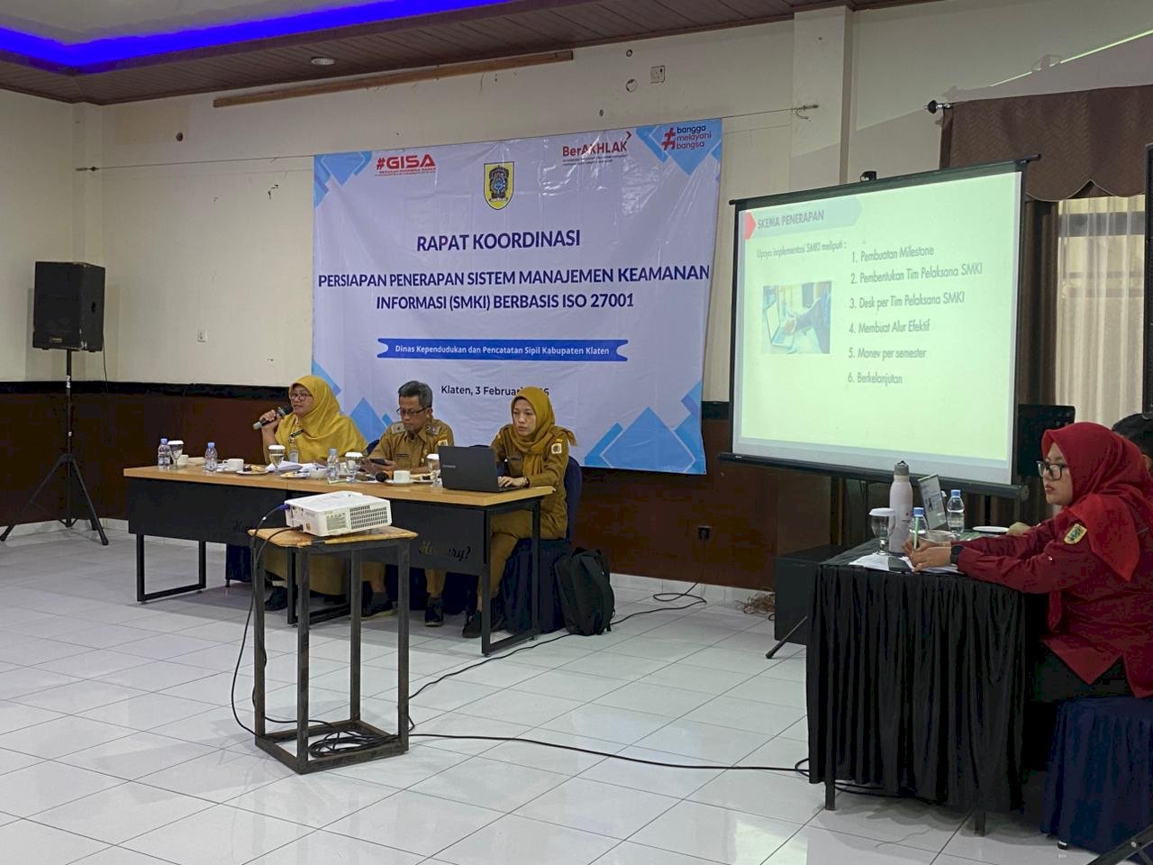 Rapat Koordinasi Persiapan Penerapan Sistem Manajamen Keamanan Sistem Informasi (SMKI) Berbasis ISO 27001