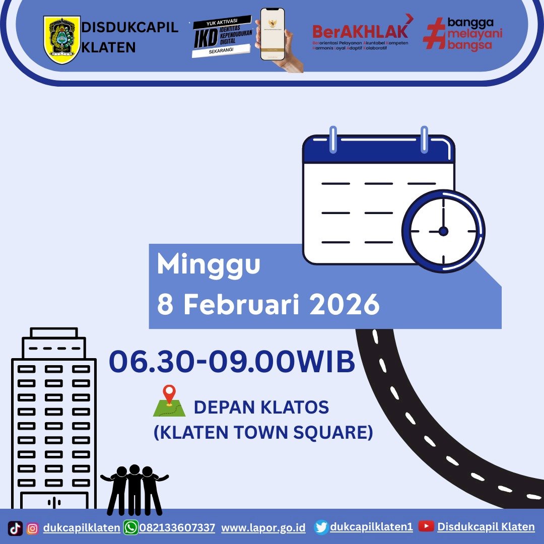 Dukcapil in CarFreeDay