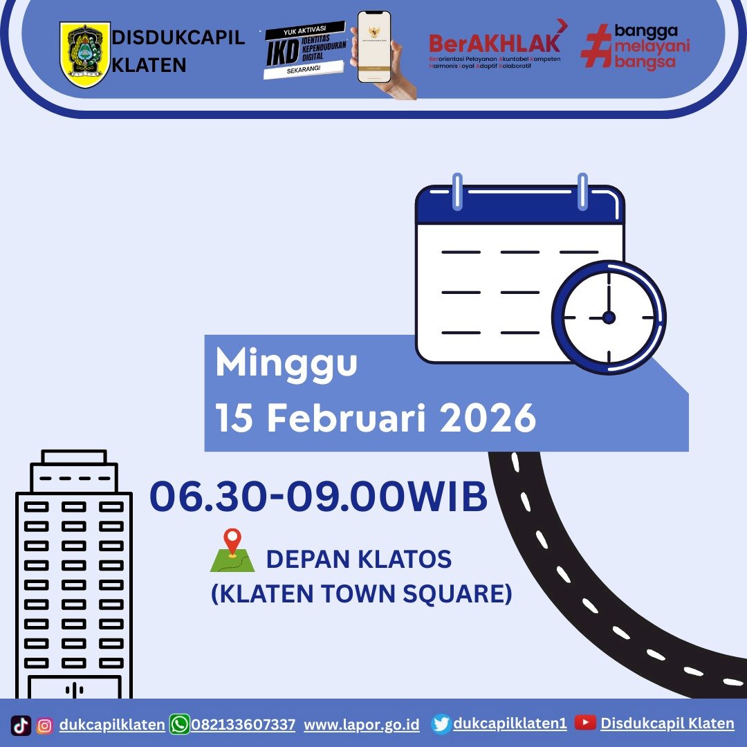 Dukcapil in CarFreeDay