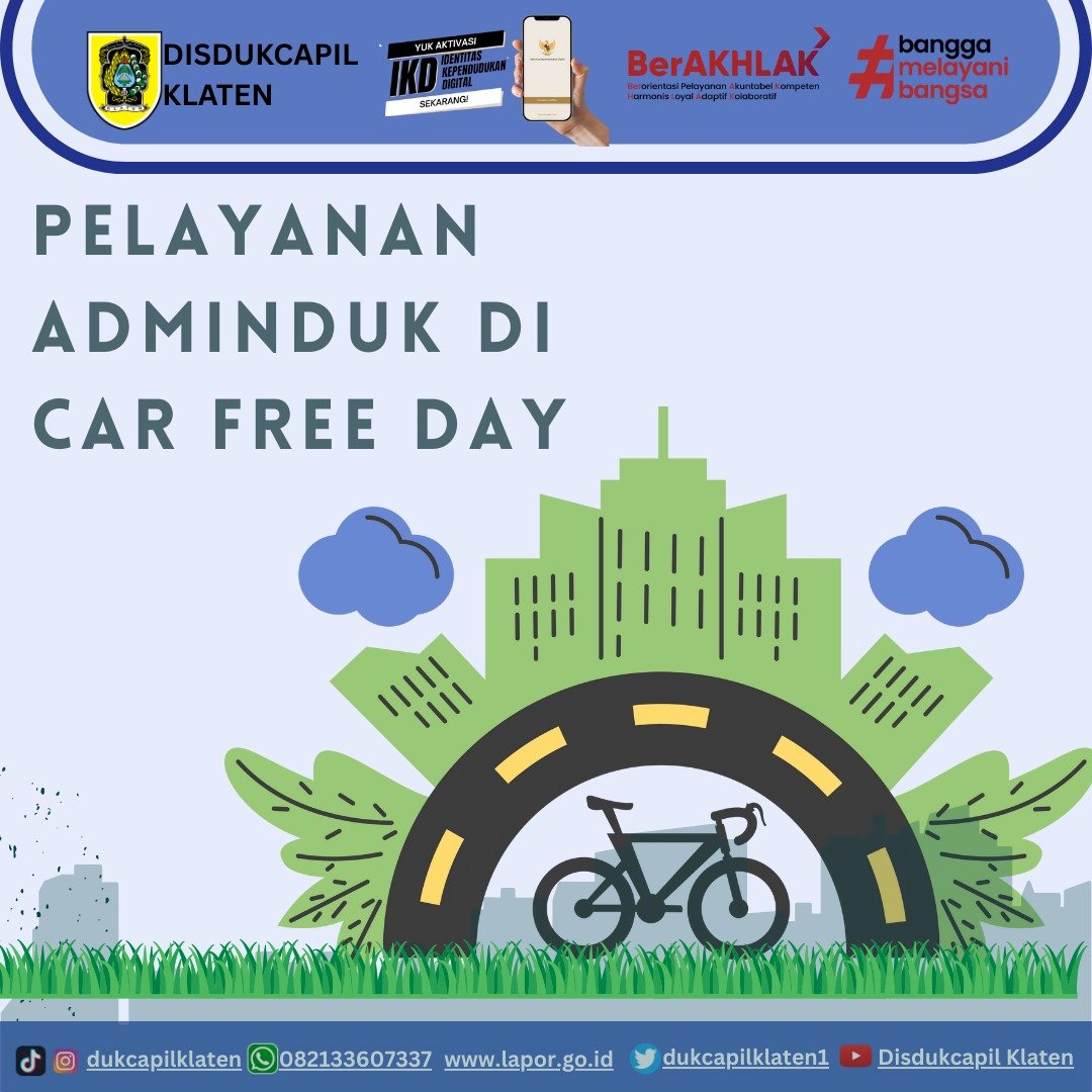 Dukcapil in CarFreeDay