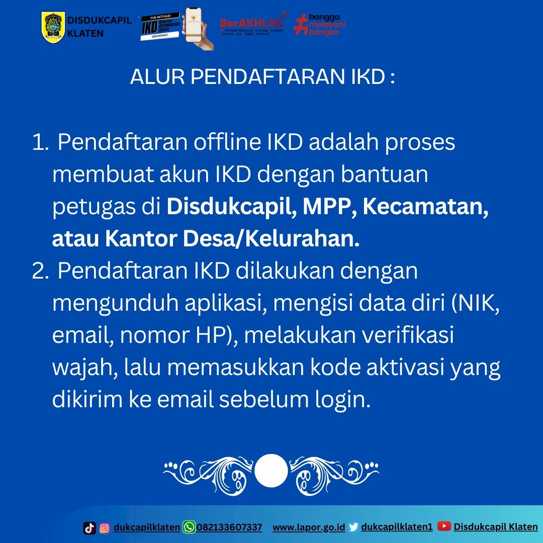AKTIVASI IDENTITAS KEPENDUDUKAN DIGITAL (IKD)