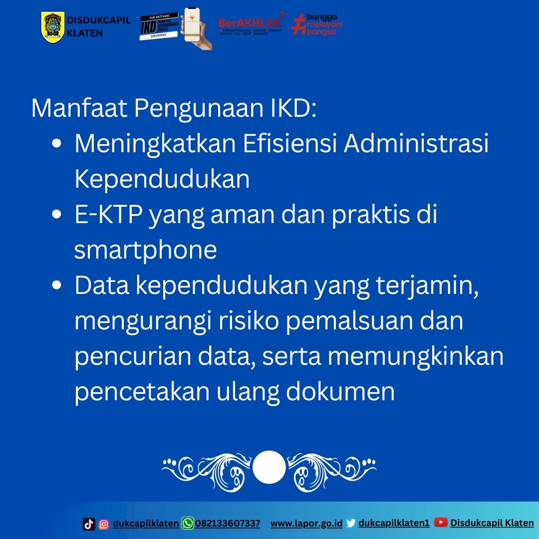 AKTIVASI IDENTITAS KEPENDUDUKAN DIGITAL (IKD)
