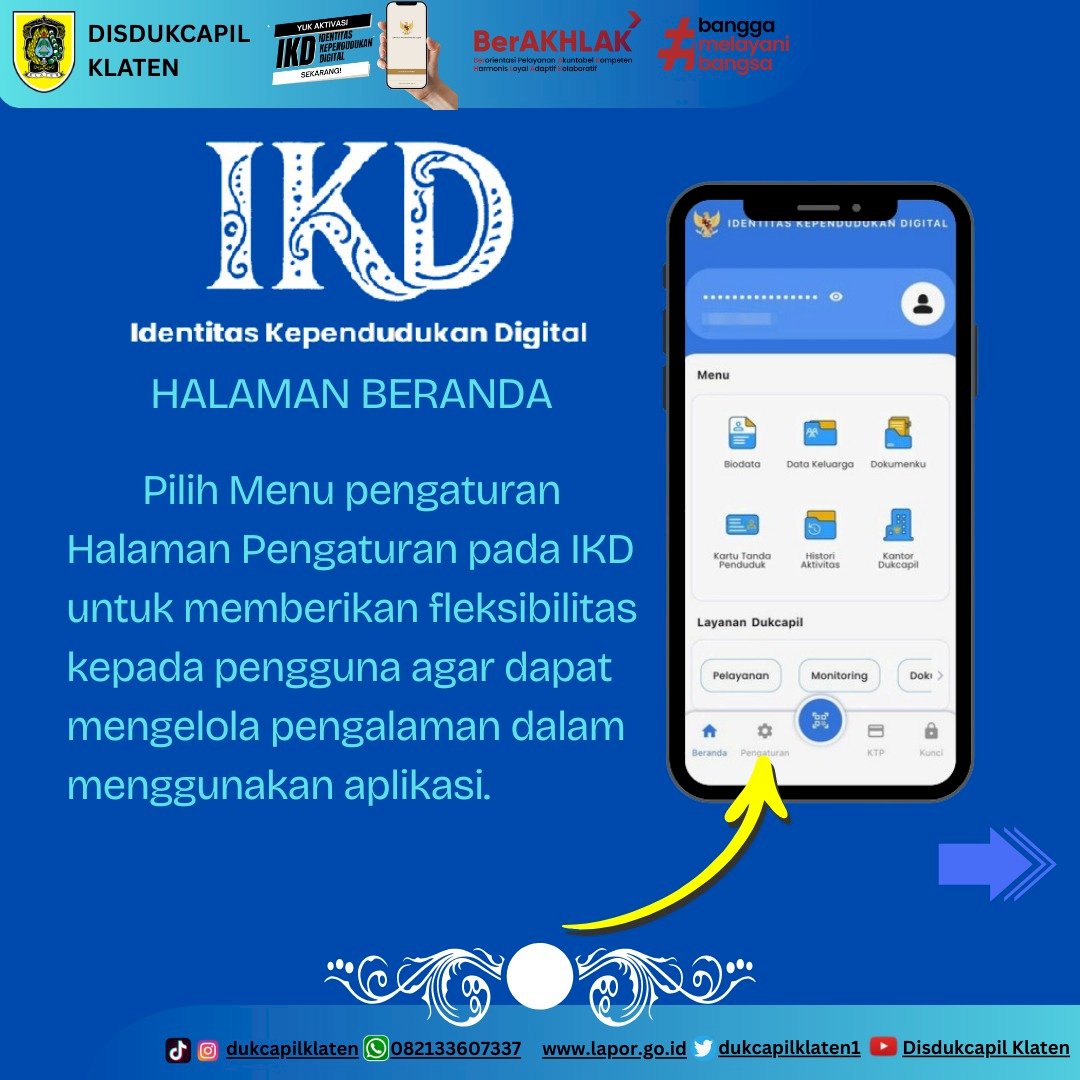 CARA MENGGANTI PIN IDENTITAS KEPENDUDUKAN DIGITAL (IKD)