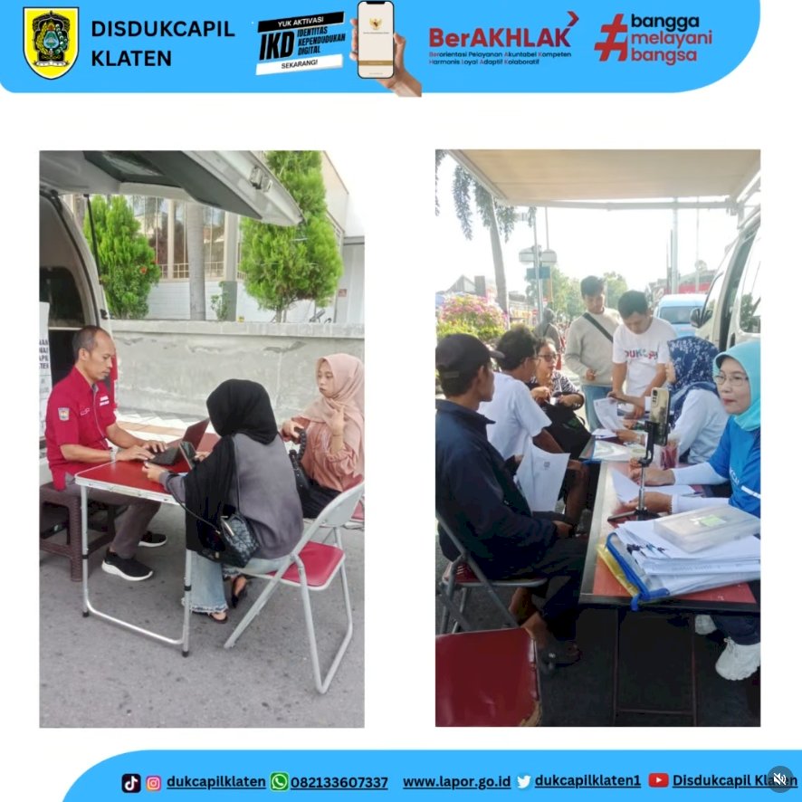 Laporan Pelayanan Dukcapil di CFD