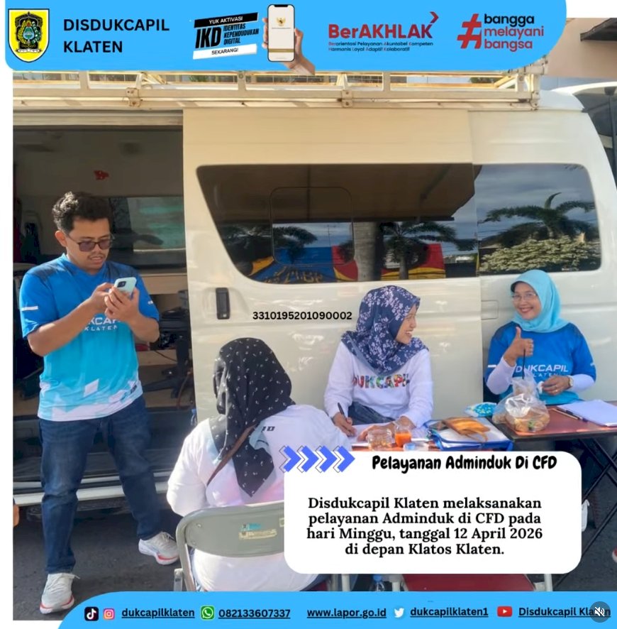 Laporan Pelayanan Dukcapil di CFD