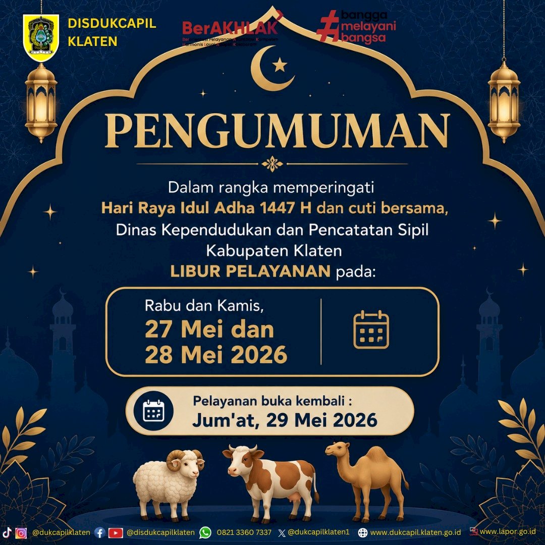 Hari Raya Idul Adha 1447 H dan Cuti Bersama