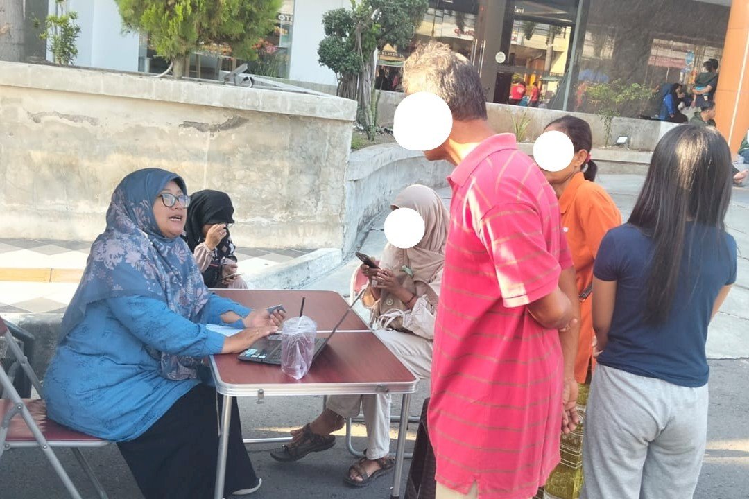 PELAYANAN ADMINDUK DUKCAPIL KLATEN DI CAR FREE DAY