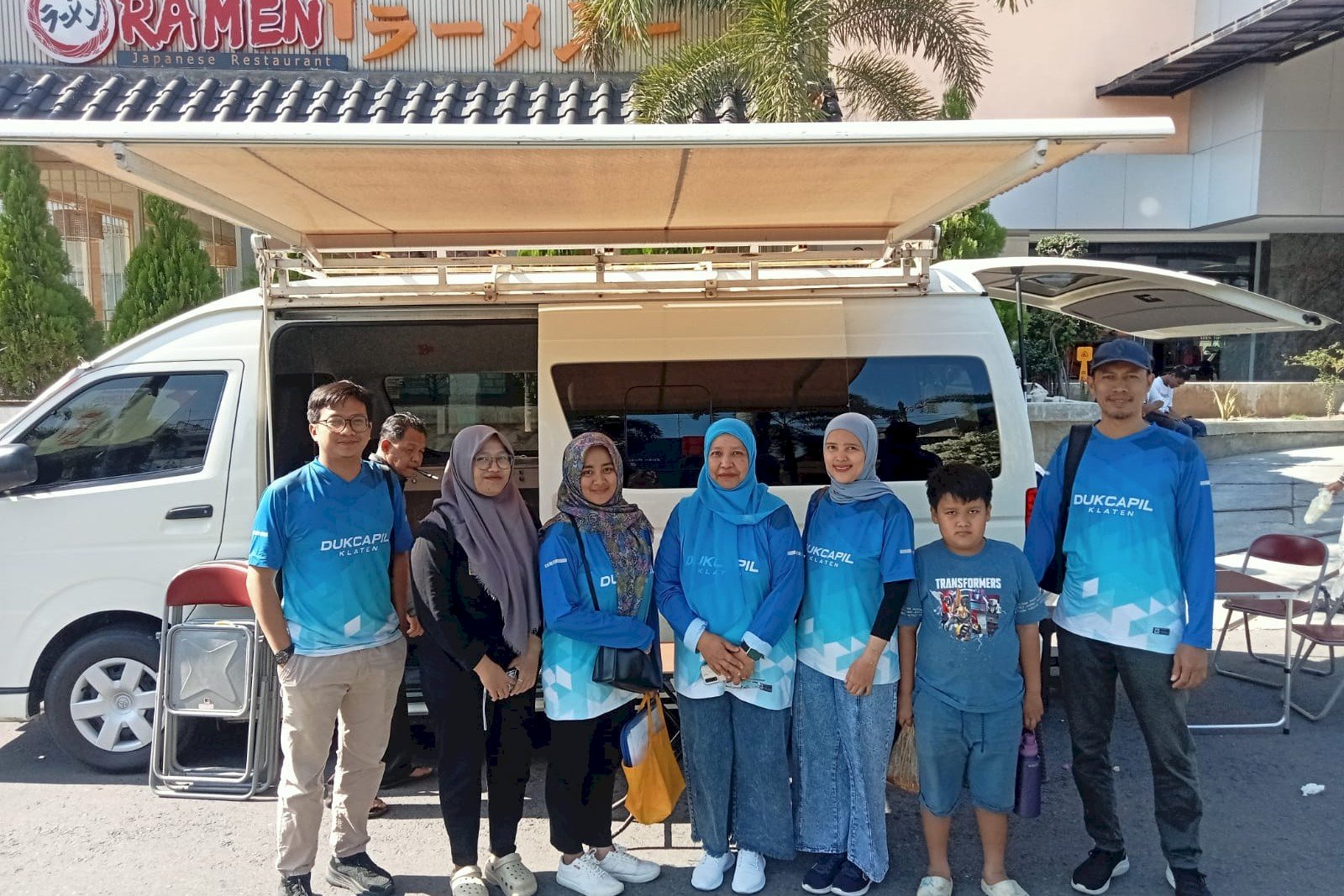 PELAYANAN ADMINDUK DUKCAPIL KLATEN DI CAR FREE DAY