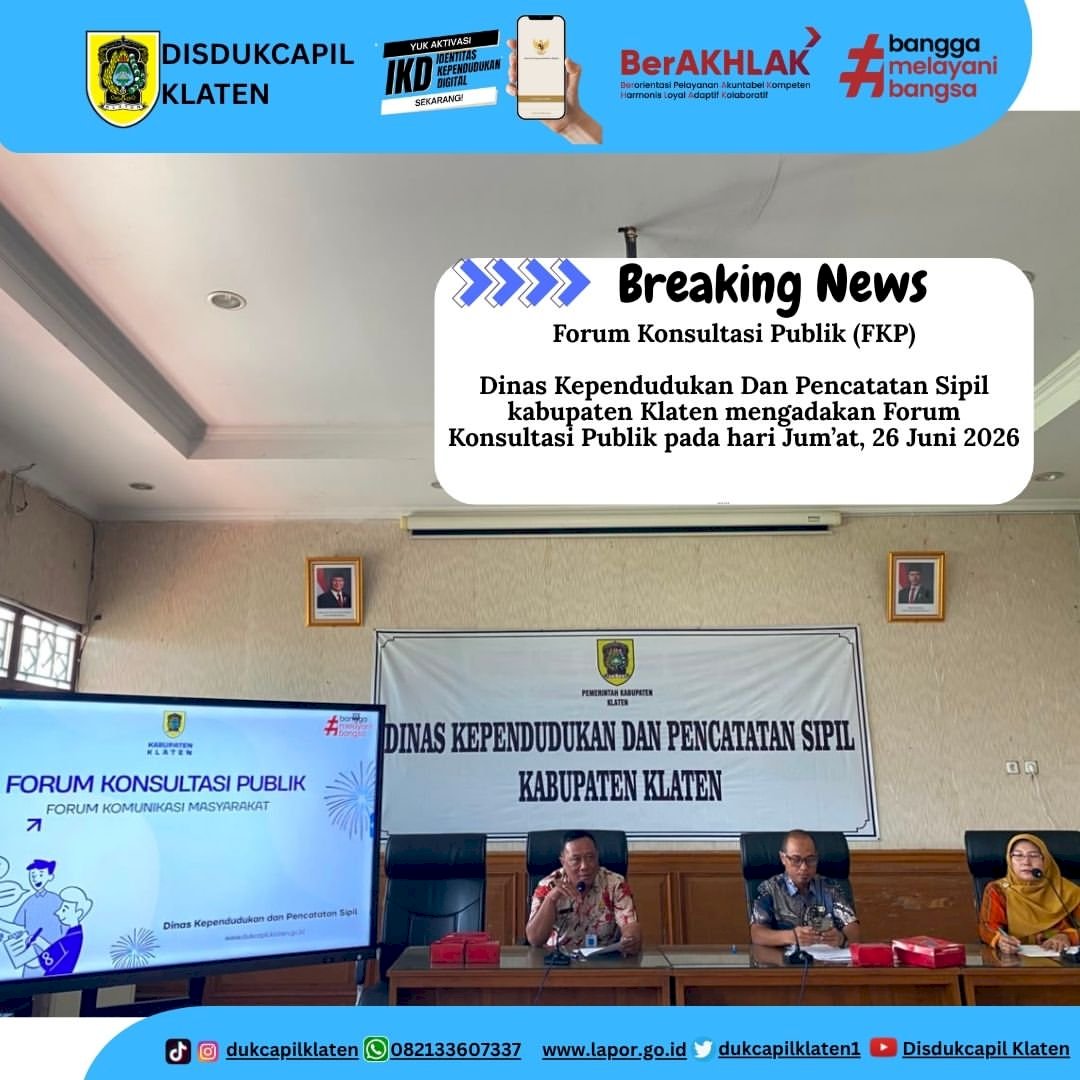 FORUM KONSULTASI  PUBLIK (FKP)