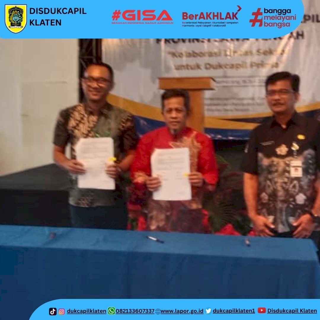 KABAR BAIK UNTUK PEMILIK KARTU IDENTITAS ANAK (KIA) KABUPATEN KLATEN!