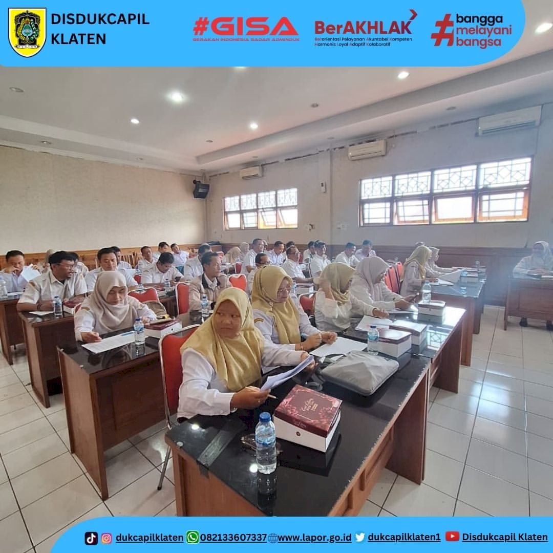 RAPAT KOORDINASI OPTIMALISASI PELAYANAN ADMINISTRASI KEPENDUDUKAN