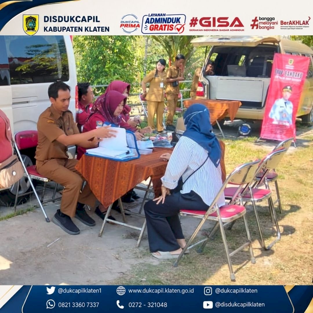 PELAYANAN ADMINDUK DI SAMBUNG RASA BUPATI KLATEN TAHUN 2026