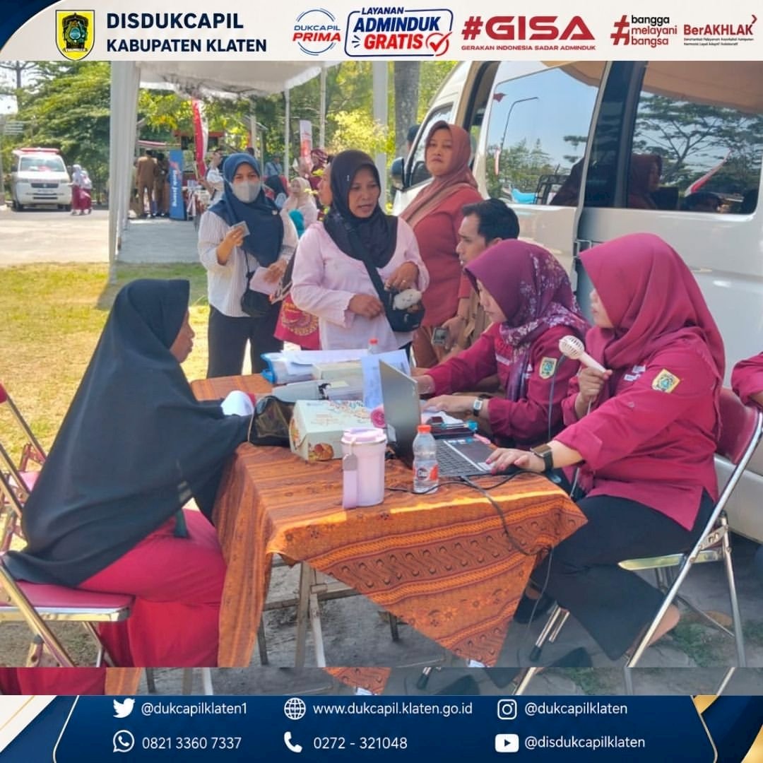 PELAYANAN ADMINDUK DI SAMBUNG RASA BUPATI KLATEN TAHUN 2026