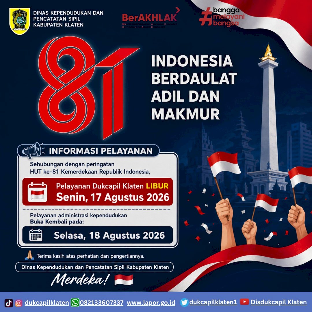 DIRGAHAYU REPUBLIK INDONESIA KE-81