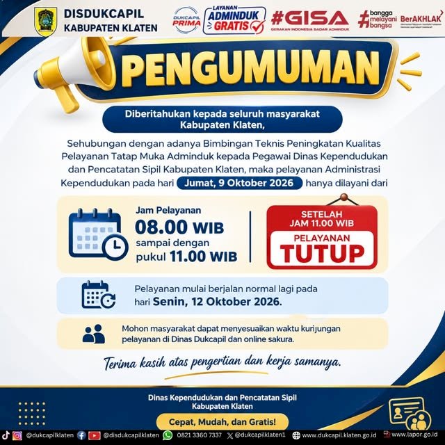 PENGUMUMAN